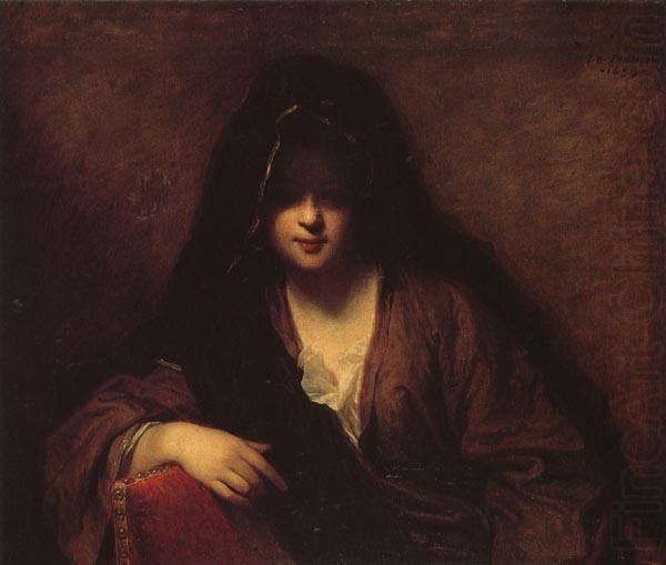 A Young Woman in a Shawl, Jean-Baptiste Santerre